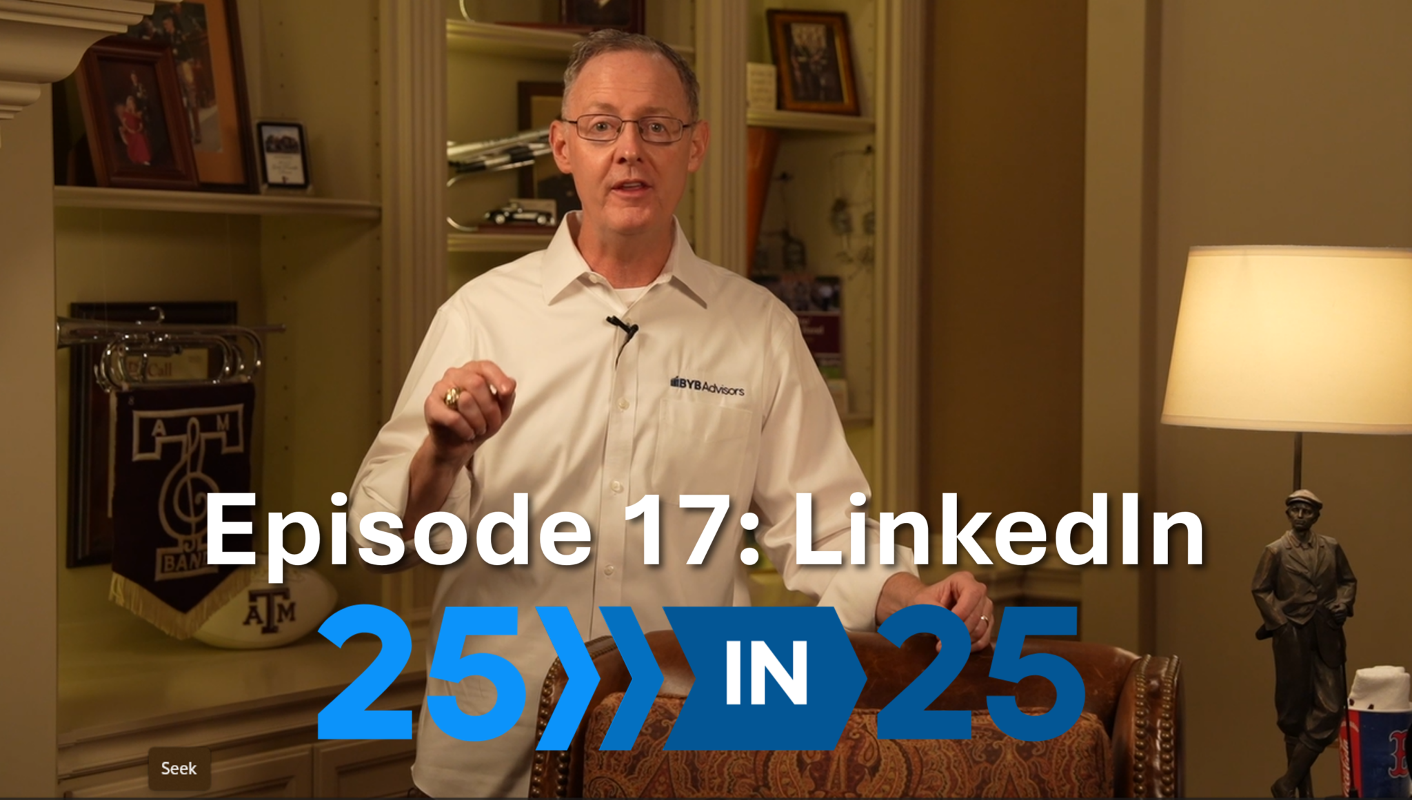 Chris talks about LinkedIn in episode 17 of 25 in 25